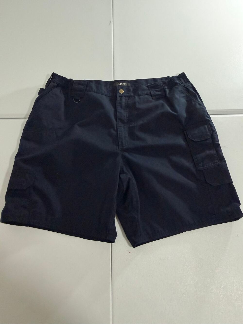 5.11 Tactical Cargo Shorts Mens 44 Navy Blue Work Uniform Ripstop Utility